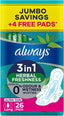 Always Ultrathin Herbal Freshness 26 Pads