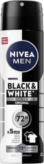 Black and White Invisible - Antiperspirant Spray For Men