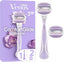Gillette Venus Comfort Glide Breeze 3 Blade Razor 2 Refills For Women