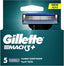 Gillette Mach3+ Blades 5 Razors Refills