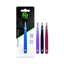 Refect Beauty Fe Color Tweezers set featuring stainless steel slant tip grooming tools in purple, black, and pink.