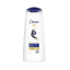 Refect Beauty Dove Intensive Repair Shampoo bottle with white packaging and blue cap for damaged hair care.