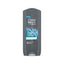 Refect Beauty Dove Men+Care Clean Comfort 3-in-1 body, face, and hair wash in a 400ml grey bottle.