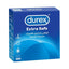 Refect Beauty Durex Extra Safe condoms box featuring blue packaging with 3 count label and enhanced protection details