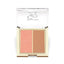 Refect Beauty Golden Rose Iconic Powder Blush duo palette with a soft peach and warm bronze shade in a gold compact. 01