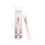 Refect Beauty Golden Rose Precision Face Brush with soft synthetic bristles, rose gold ferrule, and nude handle.
