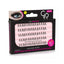 Refect Beauty Golden Rose knot-free short individual black lash clusters in a 70-piece tray for natural volume.
