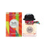 Refect Beauty Hermès Twilly d’Hermès Eau de Parfum bottle with a silk ribbon and its vibrant orange patterned box.
