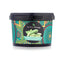 Refect Beauty Jardin Flamingo cucumber face and body scrub in a decorative tub with vibrant green and orange patterns