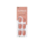 Refect Beauty KISS imPRESS caramel-colored press-on nails in packaging with 30 pieces for a salon-style manicure.