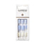 Refect Beauty Kiss imPRESS Lavender Whisper press-on nails in short length with lavender and glitter accents