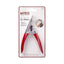 Refect Beauty Kiss artificial nail tip clipper with red ergonomic handles for precise trimming of nail extensions