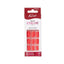 Refect Beauty KISS Salon Color press-on nails in a vibrant red matte finish, 24-piece set in retail packaging.