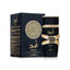 Refect Beauty Lattafa Asad Eau de Parfum bottle and black box with gold lion emblem and Arabic calligraphy
