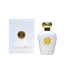 Refect Beauty Lattafa Opulent Musk Eau de Parfum bottle and white gift box with gold accents and floral musk scent