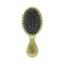 Refect Beauty Wet Brush mini detangling hairbrush in a gold and white geo confetti pattern with flexible bristles.