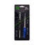 Refect Beauty Fe 3-piece nail care set featuring a nail clipper, tweezer, and sapphire-coated nail file on a card.