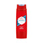 Refect Beauty Old Spice Whitewater shower gel in a red bottle with a blue and white label for daily body cleansing.