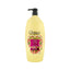 Refect Beauty Oriense Professional Spring Flowers bath gel in a yellow pump bottle with floral label design.