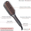 Refect Beauty Remington Keratin Protect hair straightening brush with ceramic bristles and adjustable heat settings.