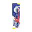 Refect Beauty Signal Triple Clean medium toothbrushes in a 2-pack with blue and red ergonomic handles