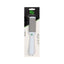 Refect Beauty stainless steel corn and callus foot file with an ergonomic white plastic handle in retail packaging