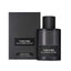 Refect Beauty Tom Ford Eau d'Ombré Leather eau de toilette bottle and textured black box on a white background.