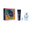 Refect Beauty Versace Pour Homme 3-piece gift set with fragrance bottles and hair and body shampoo in floral box