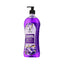 Refect Beauty YARA Flowers Shower Gel in a 1-liter purple bottle with a black pump dispenser and floral label design.