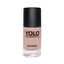 Refect Beauty Yolo nude nail polish in a clear glass bottle with a black cap for a smooth glossy manicure