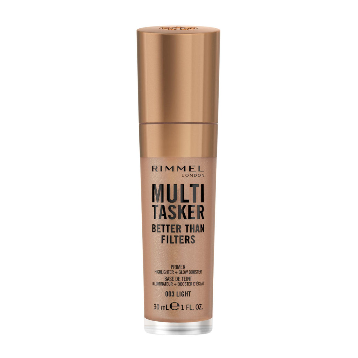 Rimmel Multi Tasker Better Than Filters - Rimmel Glow Booster, Highlighter & Anti Aging Primer