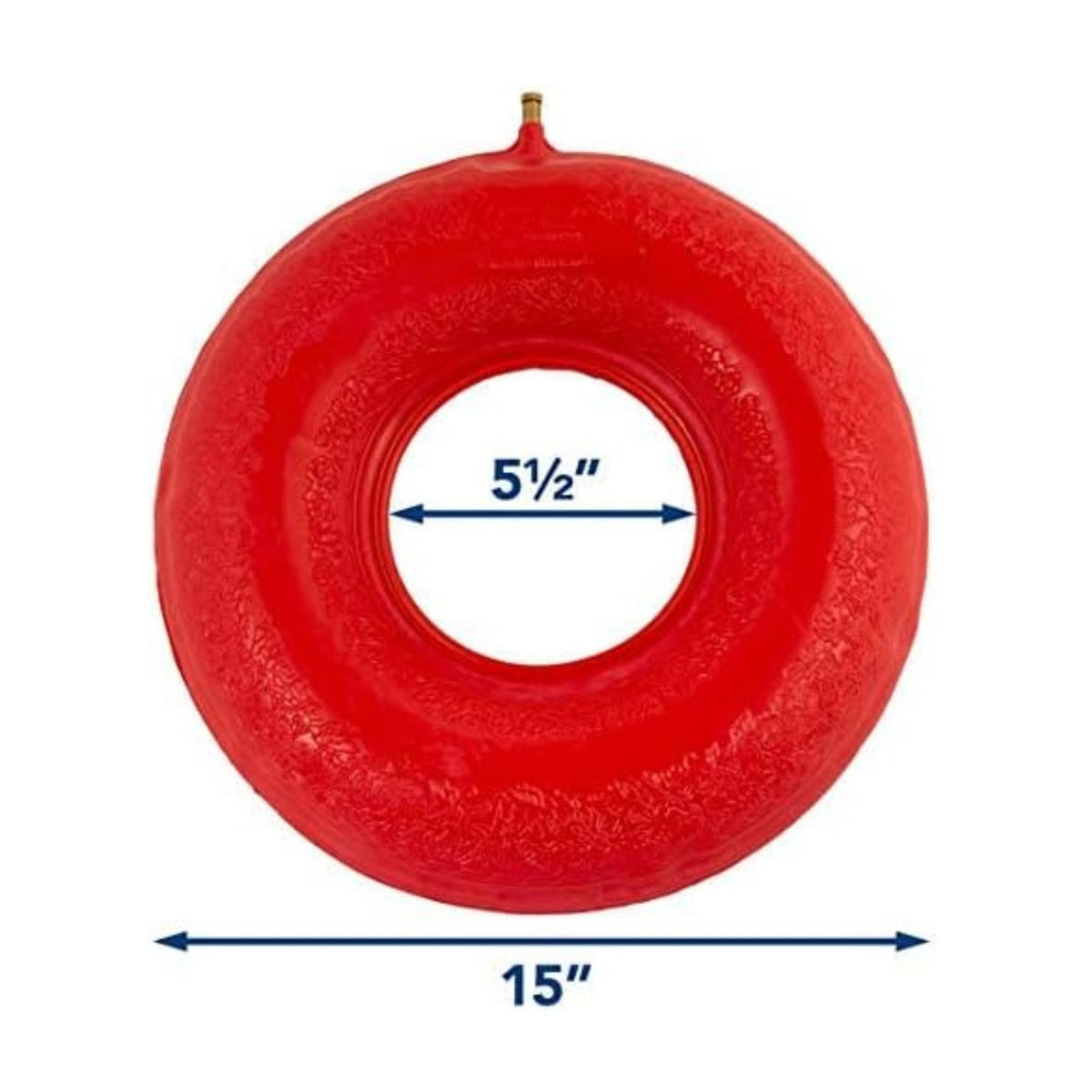 Carex Inflatable Rubber Ring Cushion