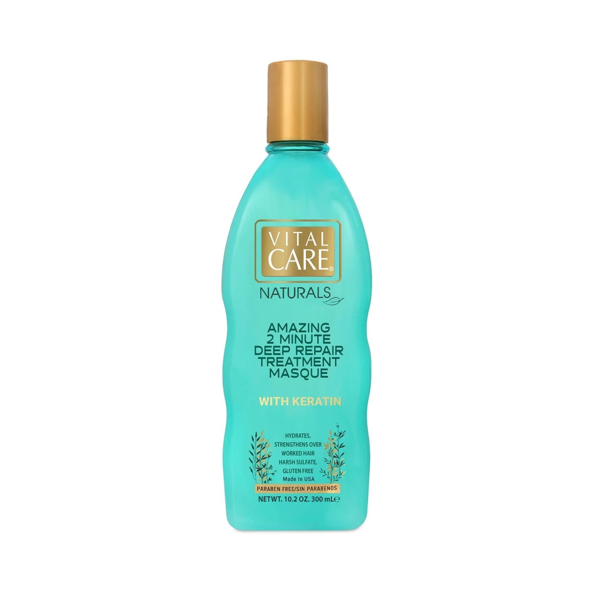 Vital Care Naturals 2-Minute Repair Hair Masque Treatment with Keratin - Hair Mask