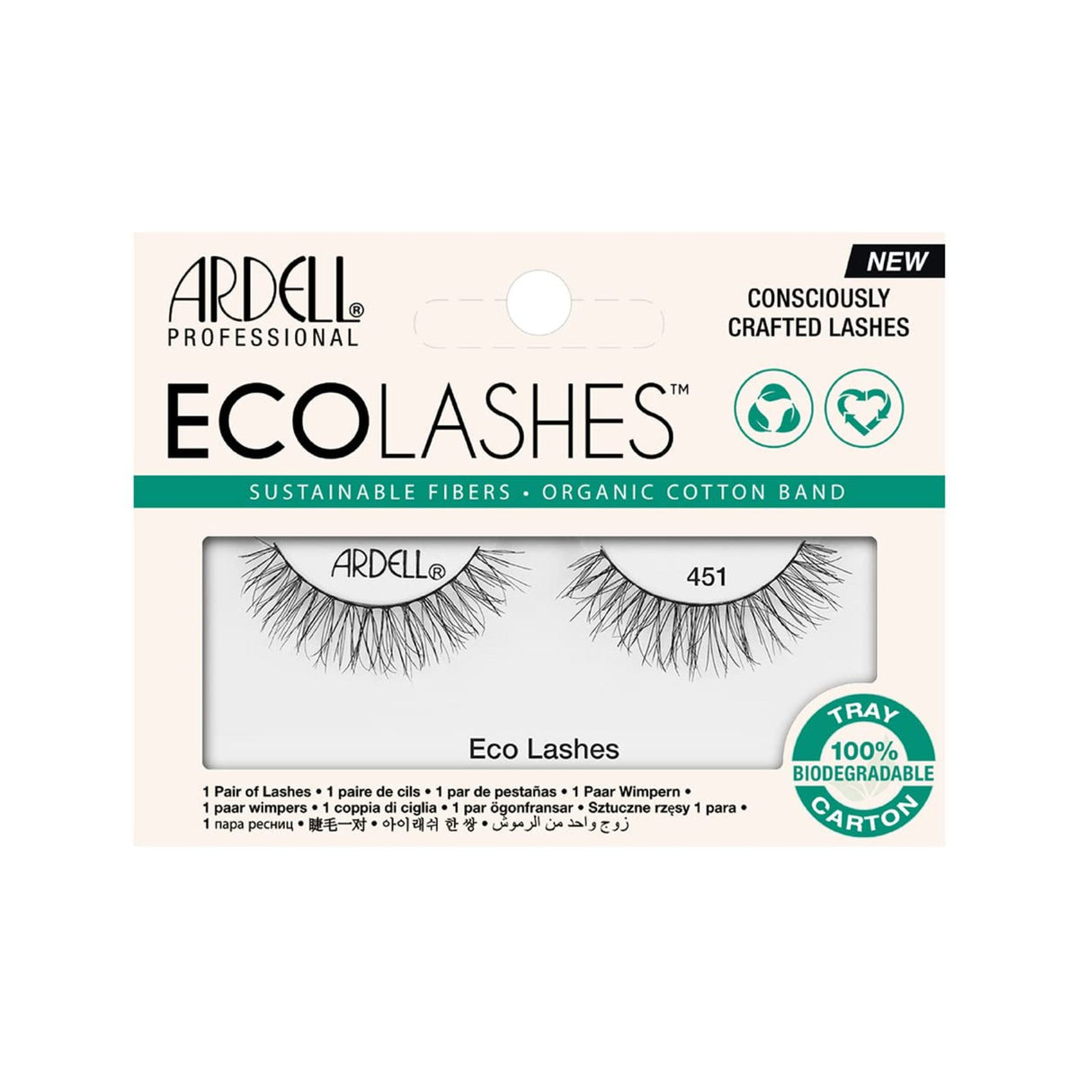 Ardell Ecolashes 451 - False Lashes & Glue