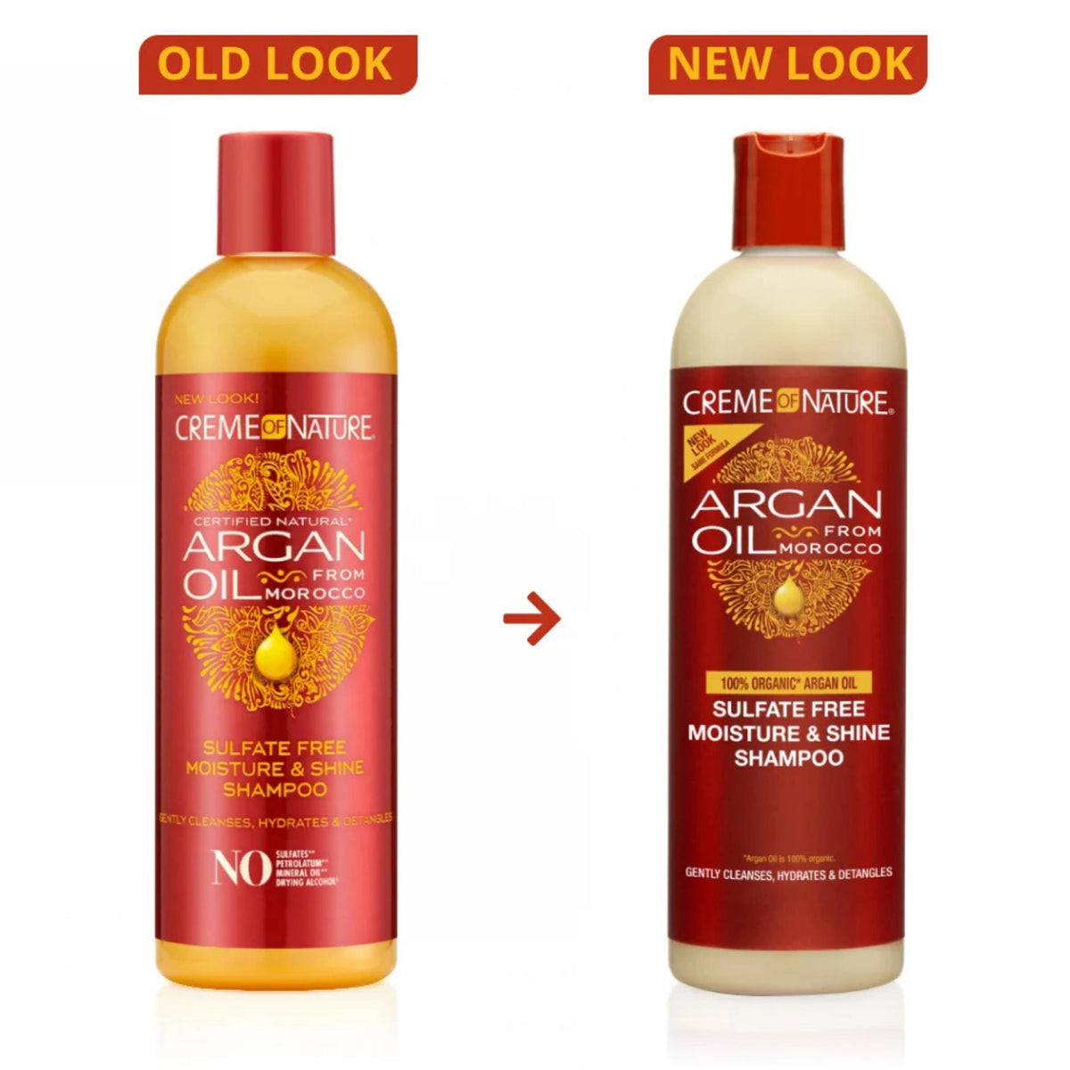 Creme Of Nature Sulfate Free Moisture & Shine Shampoo