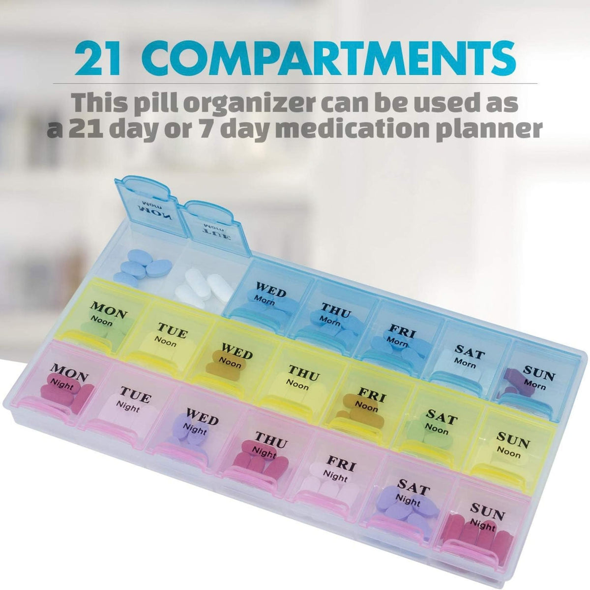 Pill Care 7-Day Multi-Dose - Pill Organizer
