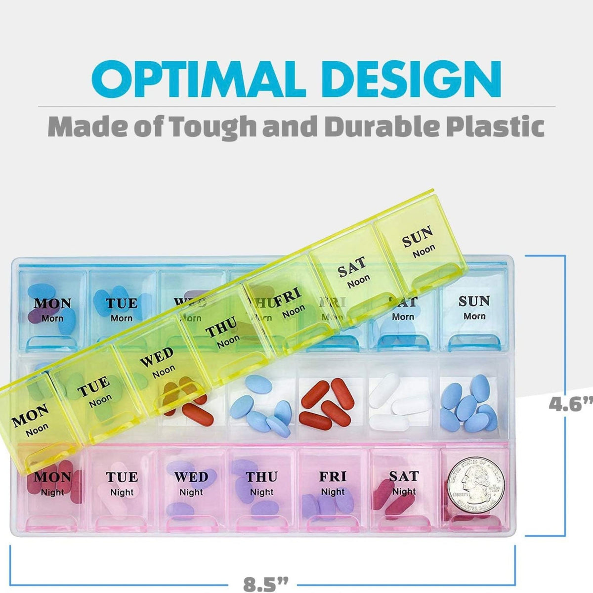 Pill Care 7-Day Multi-Dose - Pill Organizer