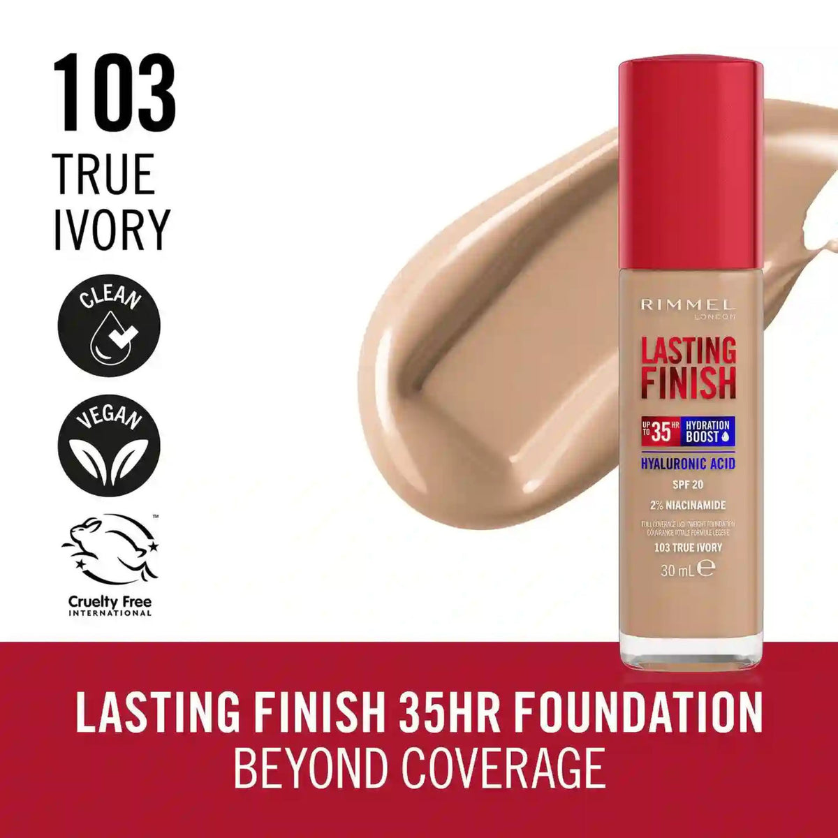 Rimmel Lasting Finish 35 Hour Foundation