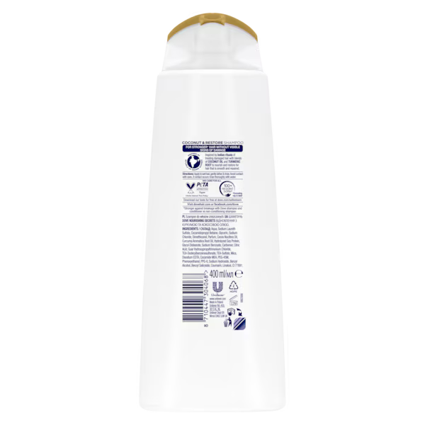 Dove Repairind Ritual Coconut Oil and Turmeric Shampoo