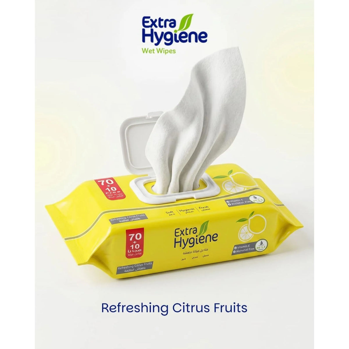 Extra Hygiene Fruits Refreshment Wet Wipes - Face Wipes