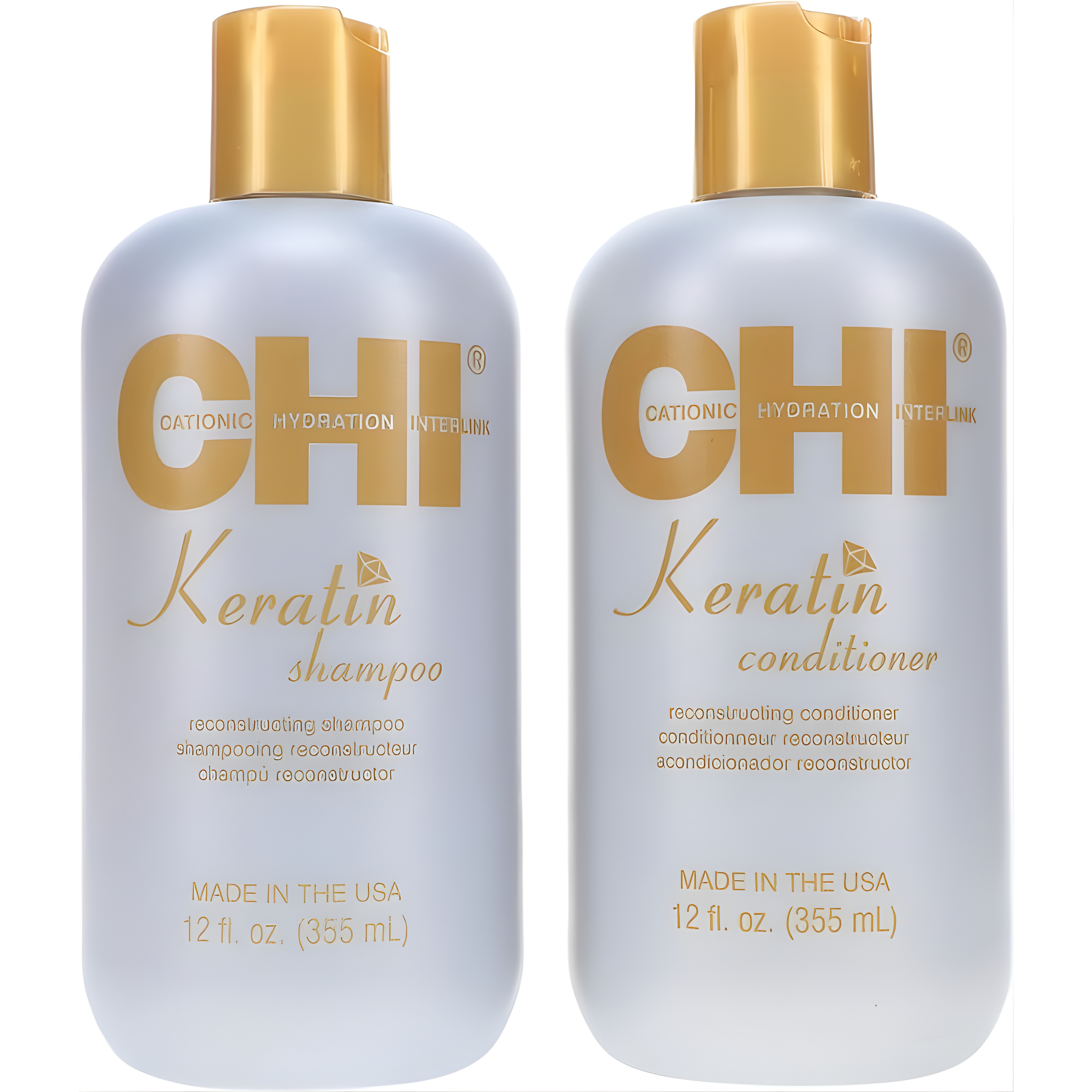 CHI Kit Keratin - Shampoo 355ml + Conditioner 355 ml Main image