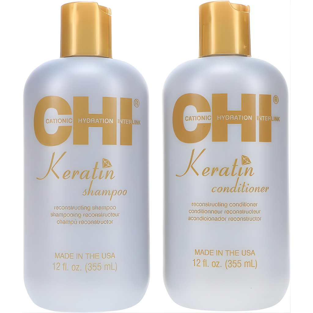 CHI Kit Keratin - Shampoo 355ml + Conditioner 355 ml