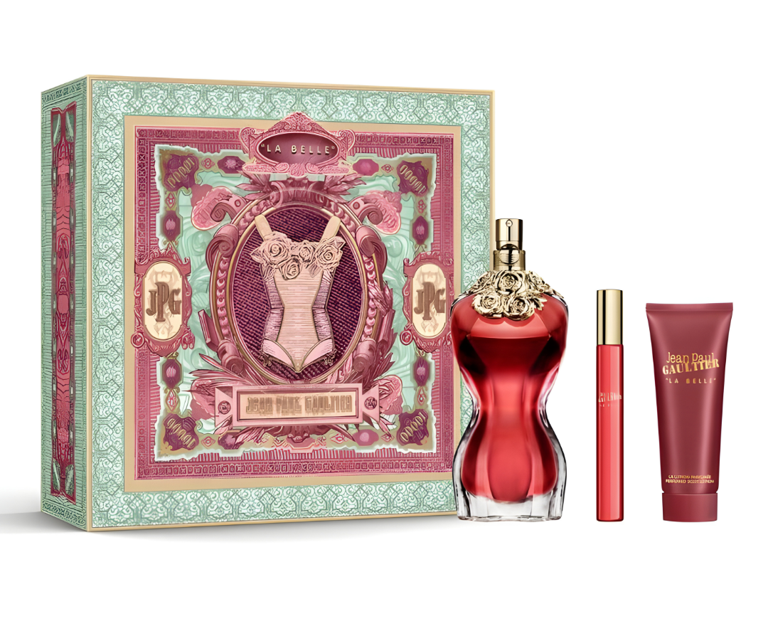 La Belle Gift Set - Perfume EDP 100ml + Body Lotion 75ml + Travel Size 10ml Main image