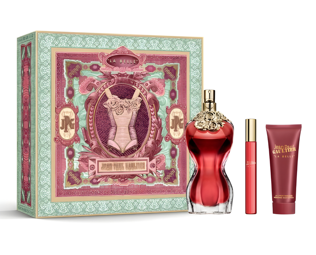La Belle Gift Set - Perfume EDP 100ml + Body Lotion 75ml + Travel Size 10ml