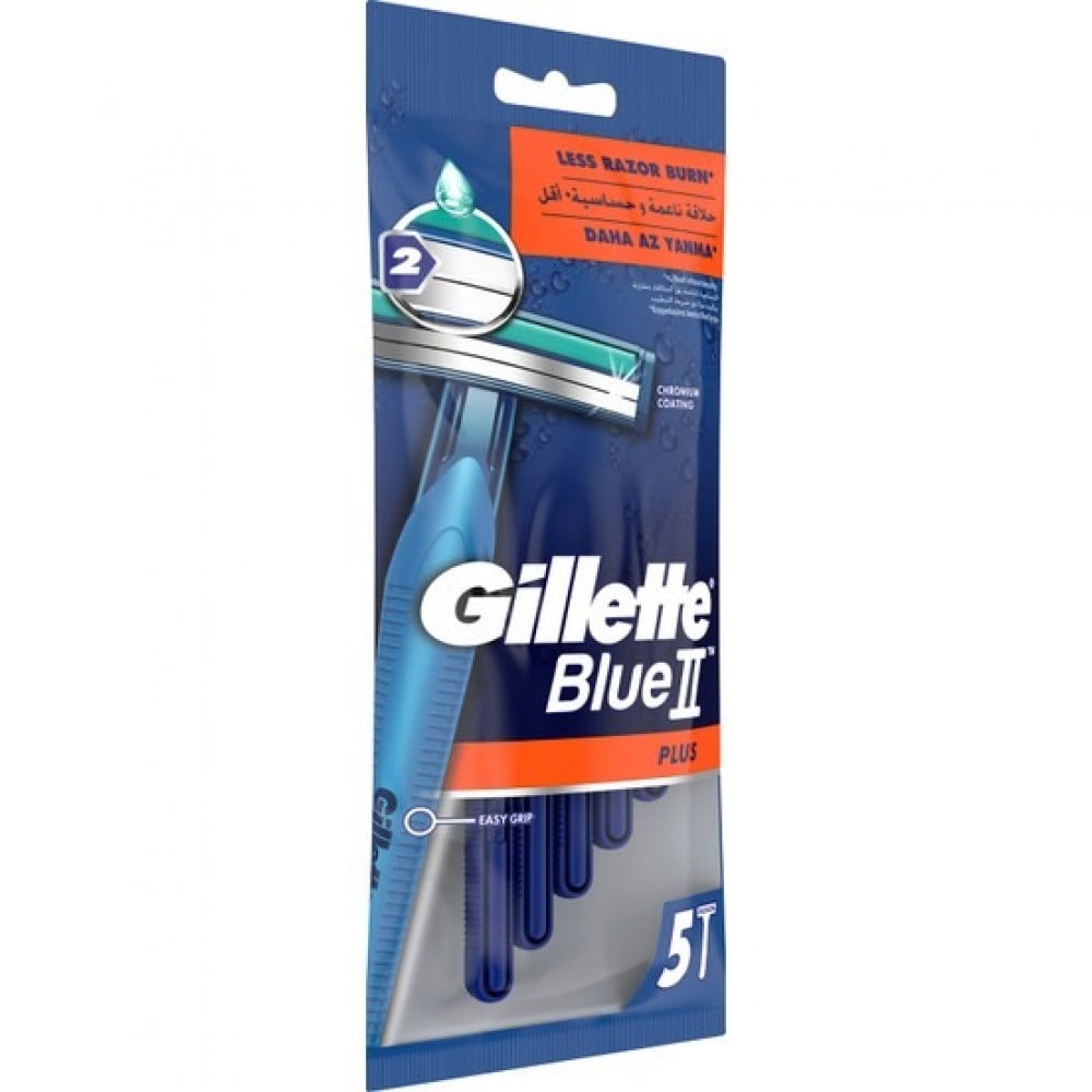 Gillette Blue Ii Plus Disposable 5 Razors