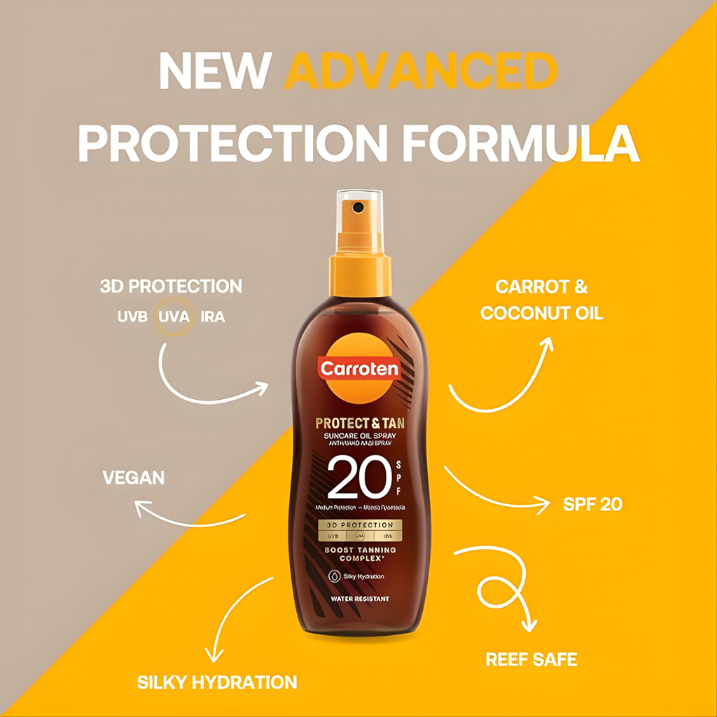 Carroten Protect & Care Suncare Oil Spf 20