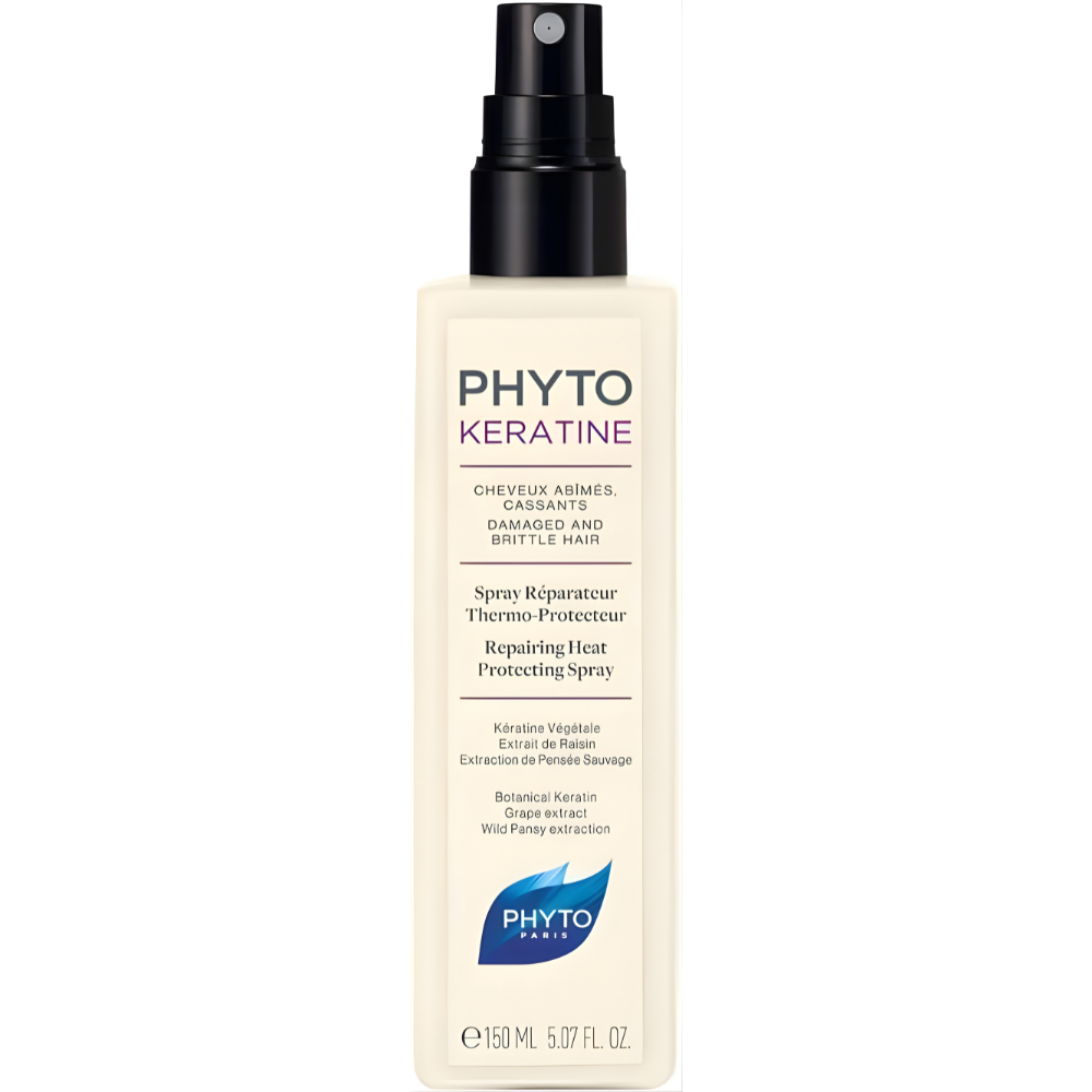 Phyto Phytokeratine Repairing Heat Protecting Hair Spray For Damaged And Brittle Hair