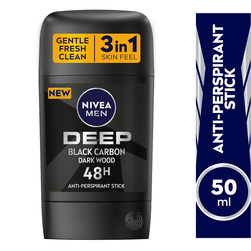 Nivea Deep Black Carbon Deodorant Stick For Men
