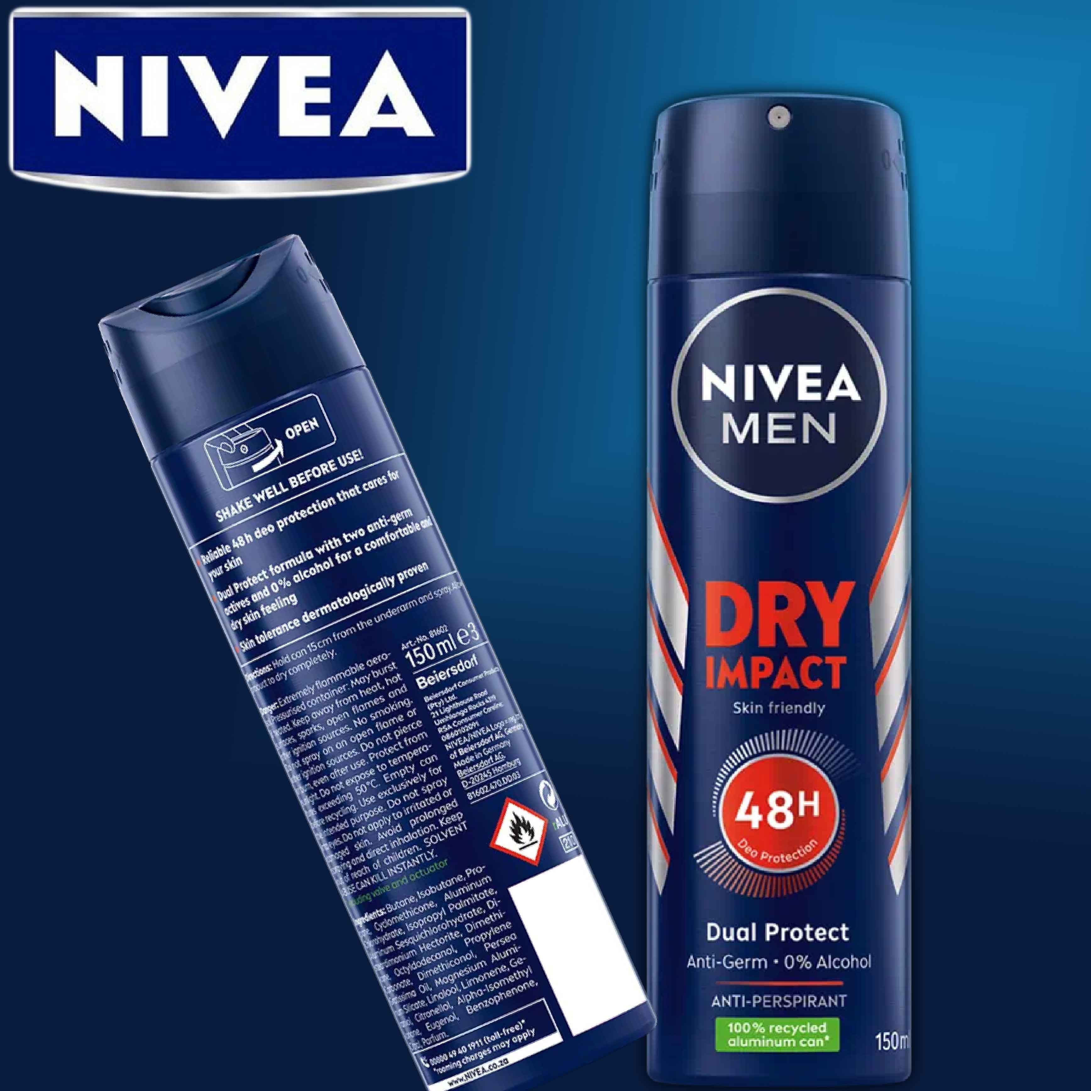 Nivea Men Dry Impact Body Spray - Body Spray