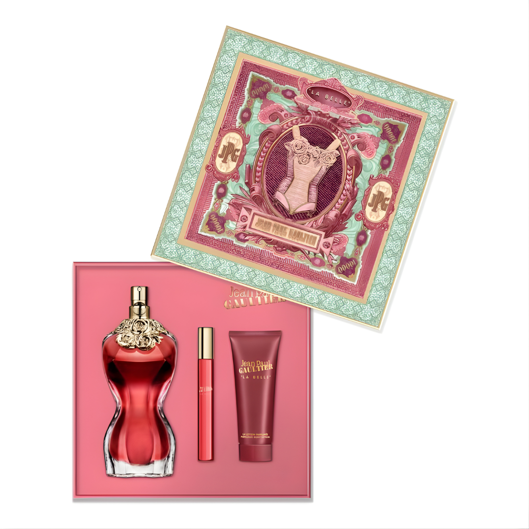 La Belle Gift Set - Perfume EDP 100ml + Body Lotion 75ml + Travel Size 10ml